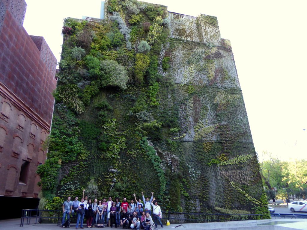 Curso de Jardines Verticales en Madrid - Visita Caixa Forum