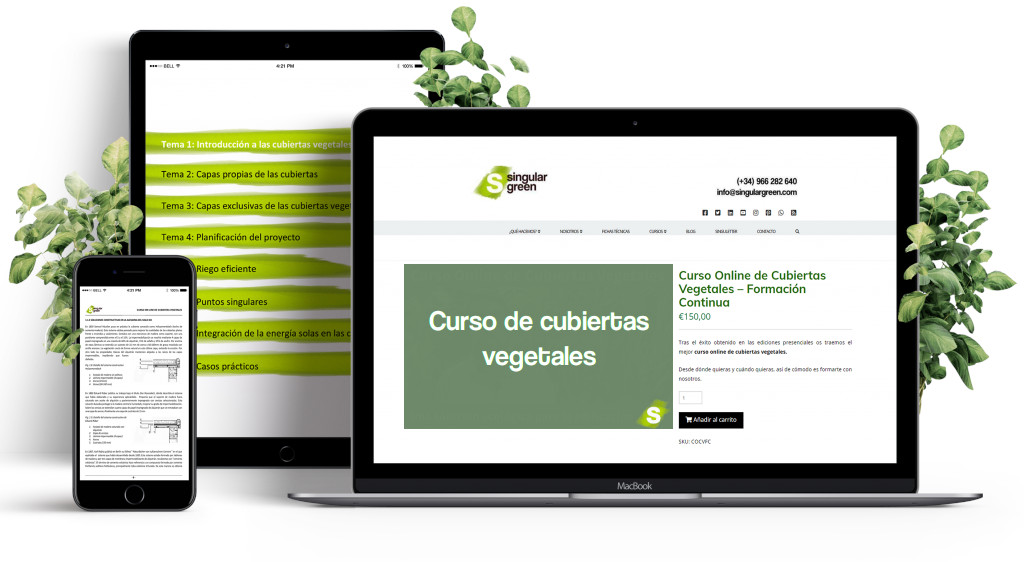 Curso online de cubiertas vegetales