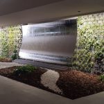 Plantación jardín vertical en hotel