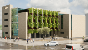 jardines verticales para mejorar la eficiencia energética de la Sede Judicial de Denia