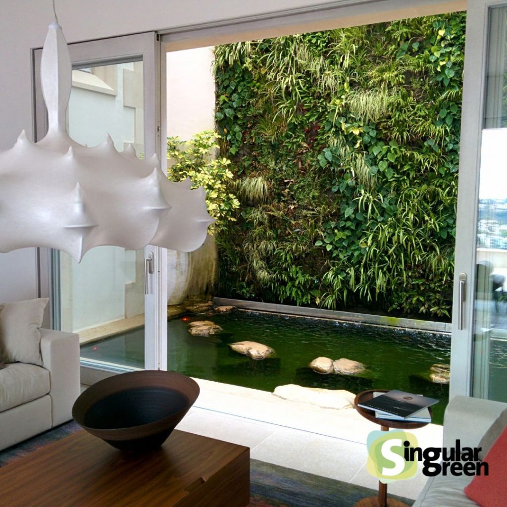 Jardín vertical en Cala Llamp Jutta- Mallorca