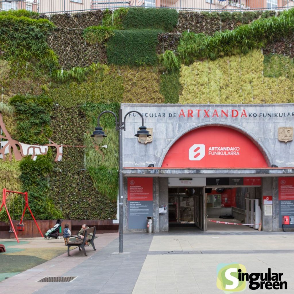 Jardín funicular Bilbao